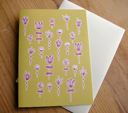 Flowers Card by Kate Sutton