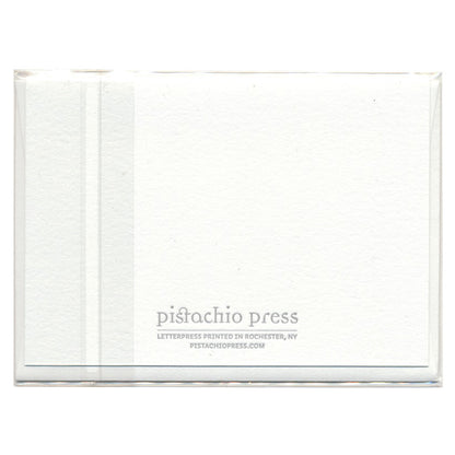 Hello Bird Letterpress Card by Pistachio Press